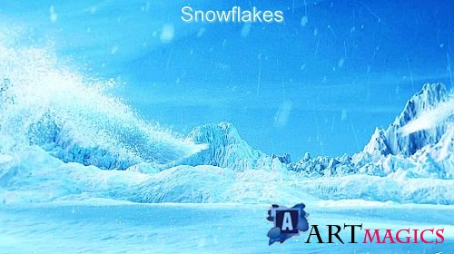 Snowflakes Winter Frost Blizzard Opener 2995481 - After Effects Templates