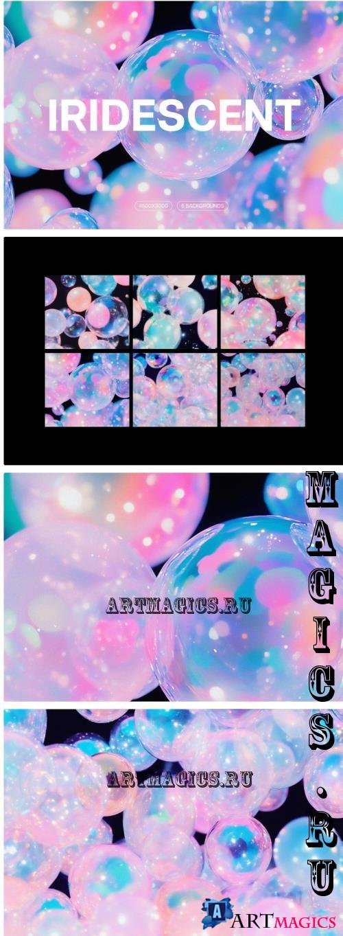 Iridescent Bubbles: Backgrounds - 290729746