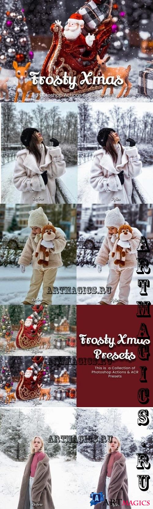 30 Frosty Xmas Photoshop Bundle - 290727087