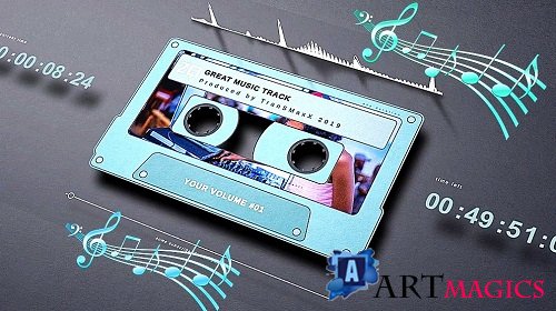 ISO Tape 3d Audio Visualizer 2915895 - After Effects Templates