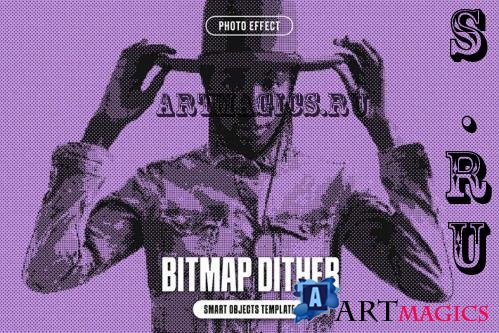 Bitmap Dither Photo Effect - 290740275 - Z6RQ8GD