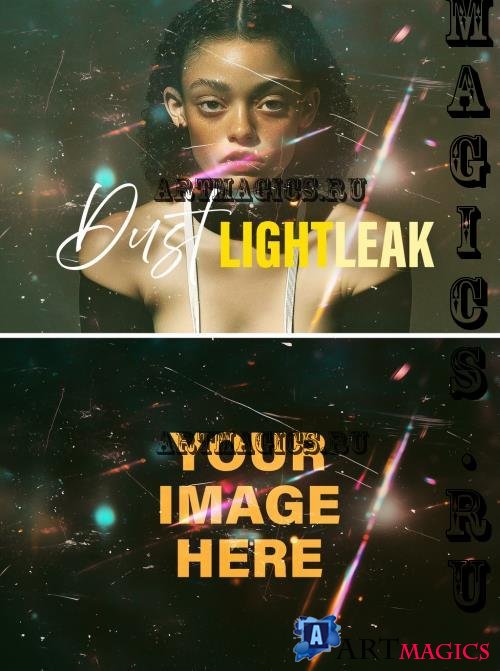 Dust and Light Leaks Photo Effect