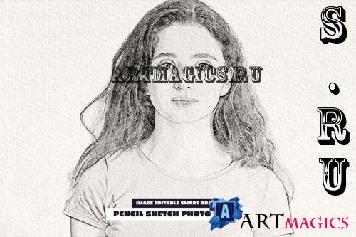 Pencil Sketch Photo Effect - 290740508 - 56PFFYP