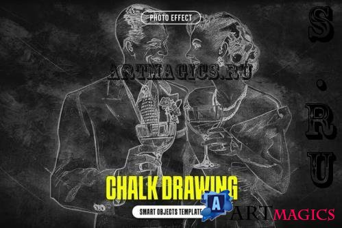 Chalk Drawing Photo Effect - 290756772 - LY663LP