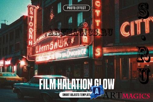 Film Halation Glow Photo Effect - 290756828 - RQ4FESV