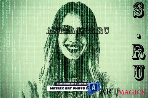 Matrix Art Photo Effect - 290786086 - GP7X2VQ