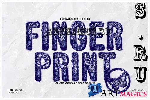 Fingerprint Stamp Text & Logo Effect - JZQN7S5