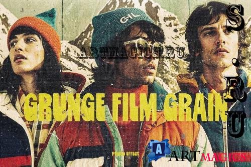 Grunge Movie Film Grain Photo Effect - 290797801 - AK8FKPJ