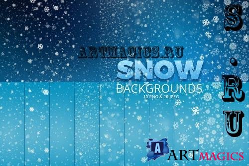 Snow Overlay Backgrounds - ZB9MQWL