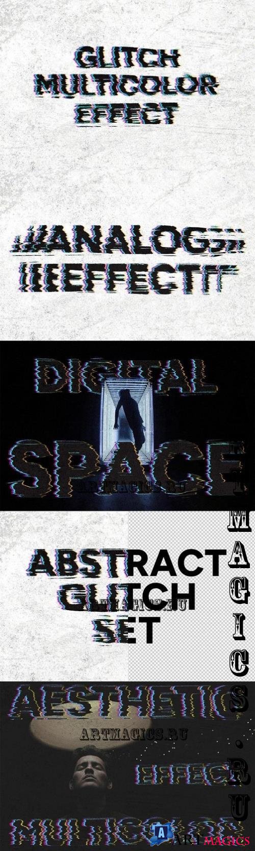 Glitch Multicolor Text Effect - 290846101 - DU3LSQG