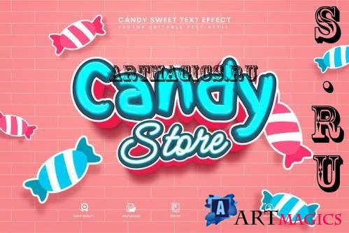 Candy Sweet Editable Text Effect - 280356482 - YQXCCSH