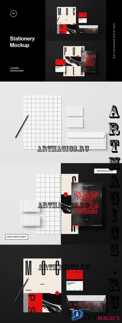 Stationery Mockup - 9GPEKJH