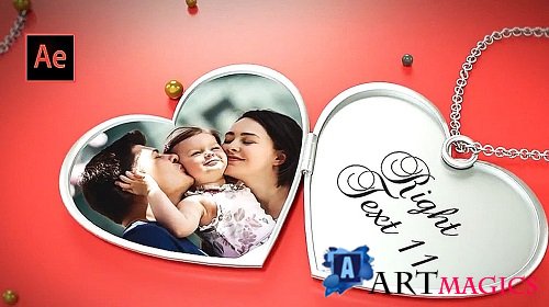 Heart Pendant Album 164016 - After Effects Templates