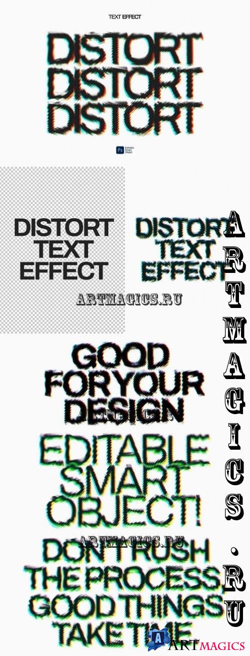 Distort Wavy Text Effect - 3TJSZGJ