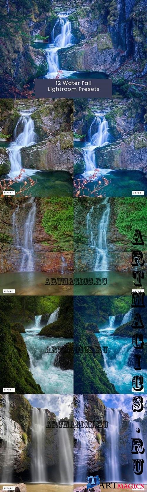 12 Water Fall Lightroom Presets - LH8QFPZ