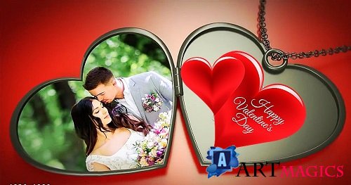 3D Heart Necklace 162155 - After Effects Templates