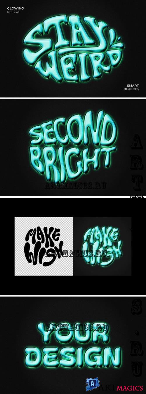 Glowing Text & Logo Effect - 290851592 - HXXDEHT