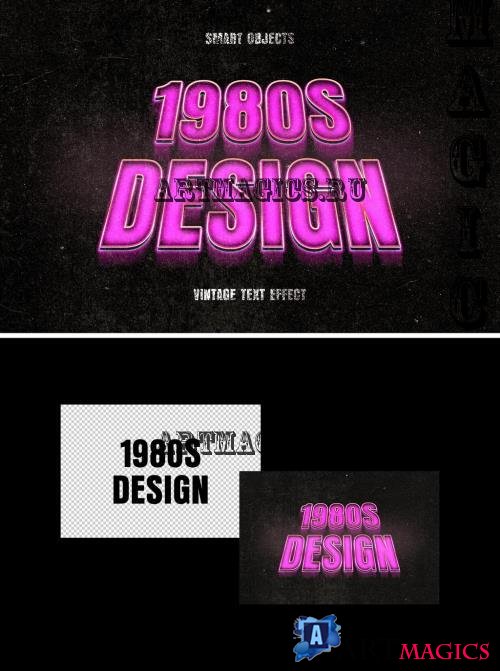 Hollywood 1980s Text Effect - 290860800 - P5QT7WC