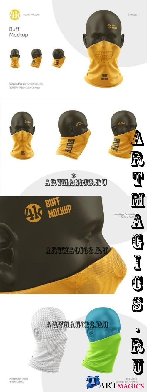 Buff Mockup Set - 290900405 - 3V6FSZ6