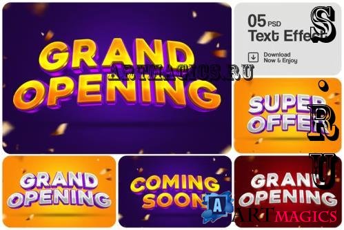 Grand Opening Text Effect Set - AK5A54D