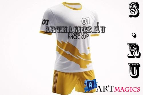 Soccer Jersey Sports Kit Mockup - 9A2LA4R