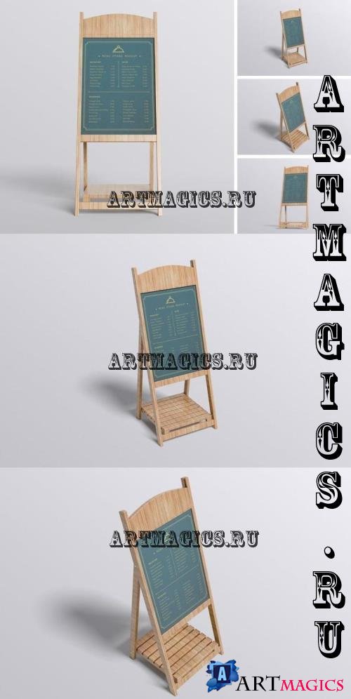 Menu Stand Mockup - 3YULH88