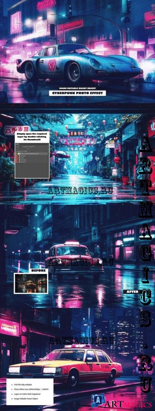 Cyberpunk Photo Effectv - 290918534 - BZBU34X