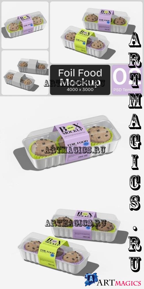 Foil Food Box Mockup - CEMHQJY