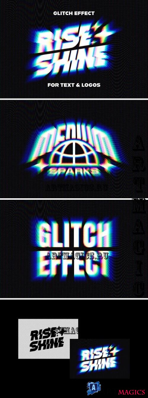 Glitchy CRT Screen Text Effect - 290924481 - 2GQWX5W