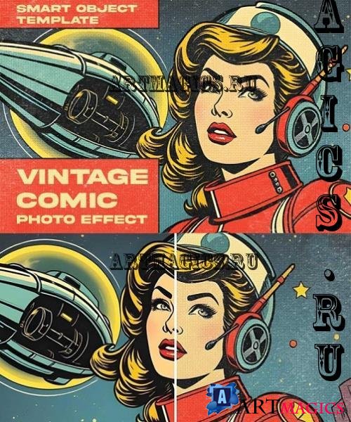 Vintage Comic Photo Effect - 2M4Y4U8