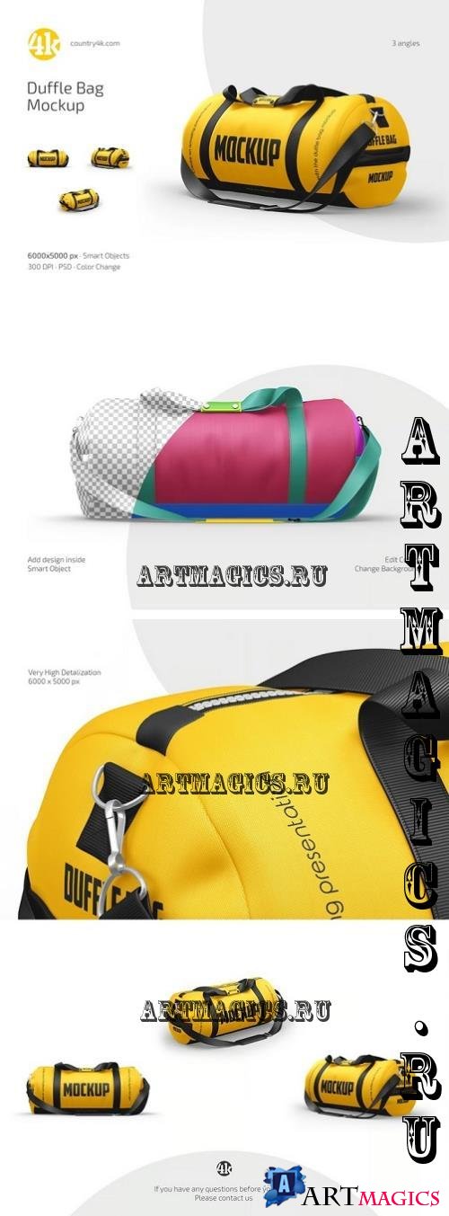 Duffle Bag Mockup Set - 290814325