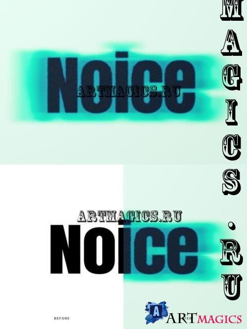 Blurred Noise Text & Logo Effect - 4H9XNAG