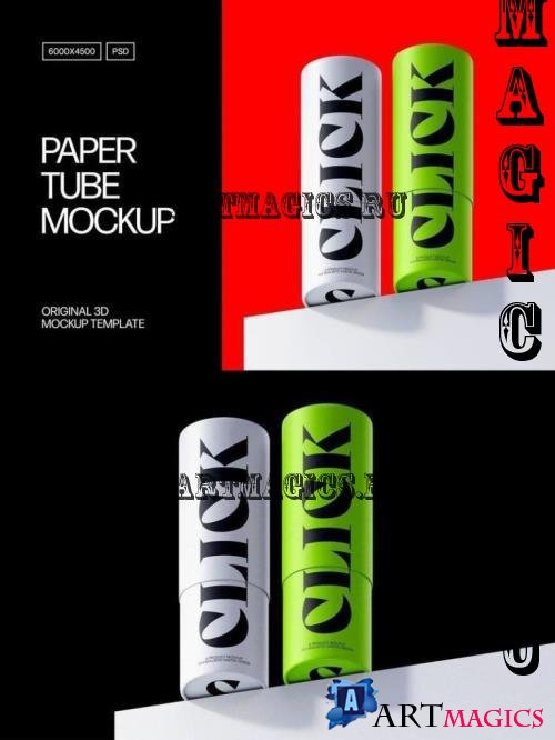 Paper Tube Mockup - 280451556 - 7C4BT73