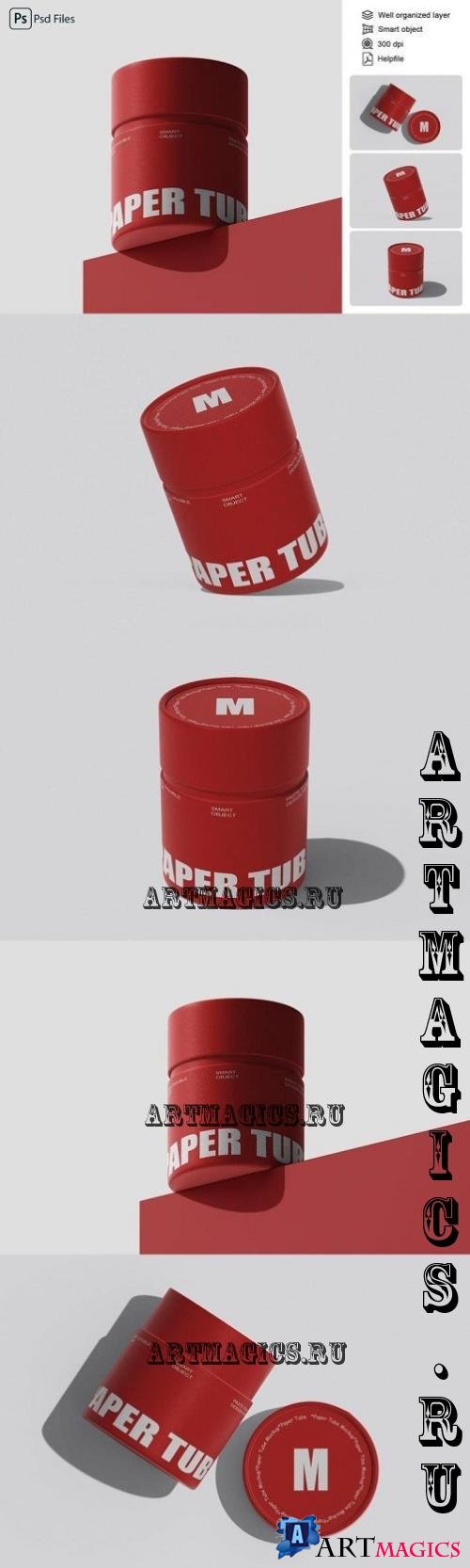 Paper Tube Mockup - 5QUN8G6