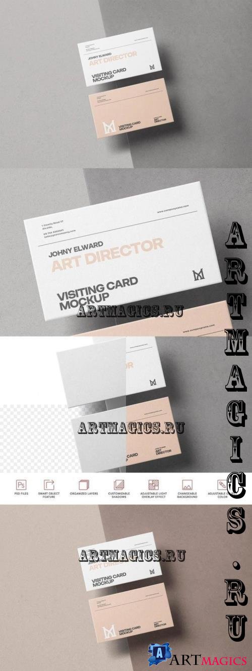 Minimal Business Card Branding Mockup - 290913860 - JHT43W3