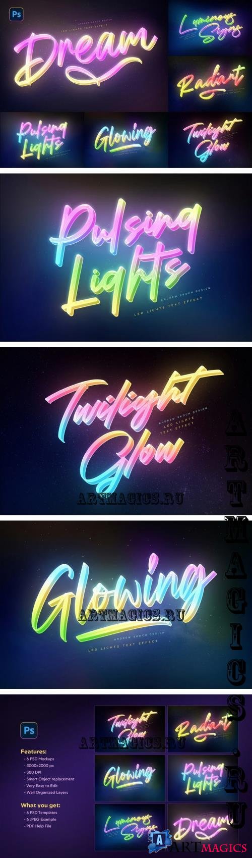 Dreamy Lights Text Effects - 291008066 - 8GRE4X4