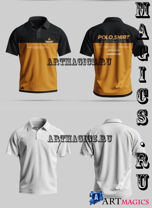 Polo Shirt Mockup - 7RQNSZF