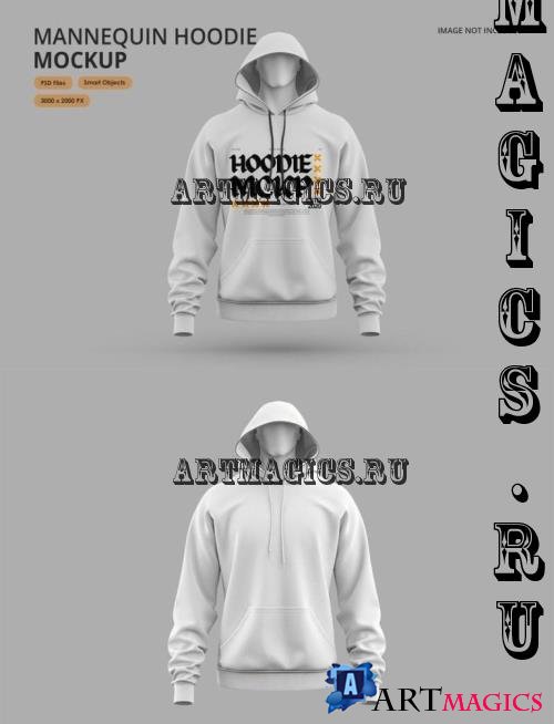 Mannequin Hoodie Mockup - 8XMWYDD