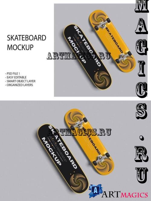 Skateboard Mockup - JYJR4KR