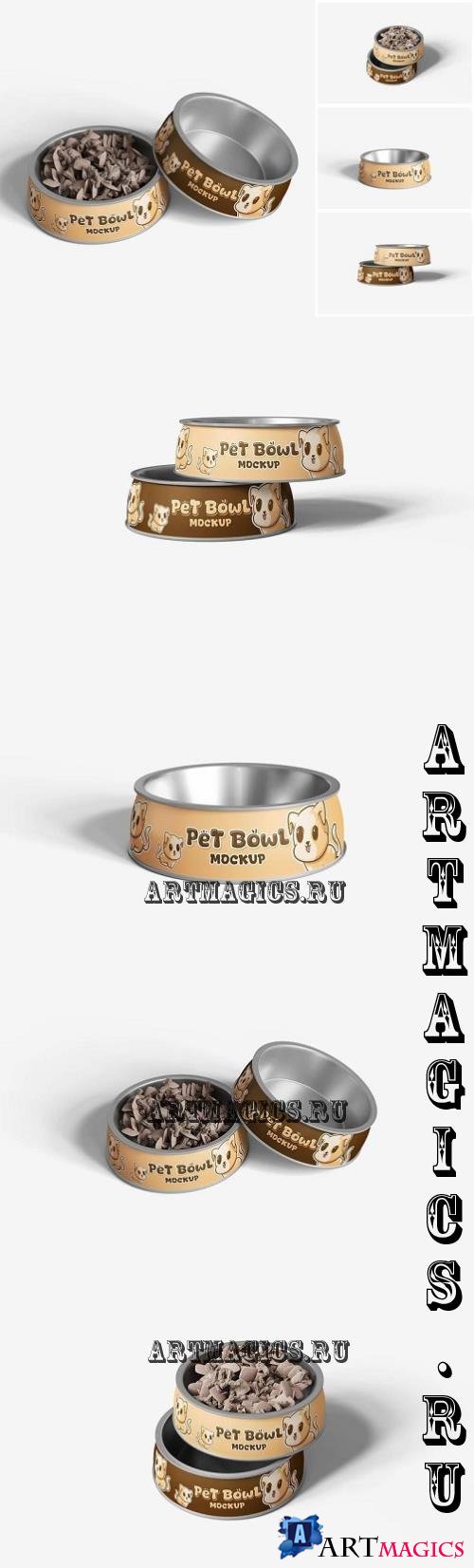 Pet Feeding Bowl Mockup - MZACFS8