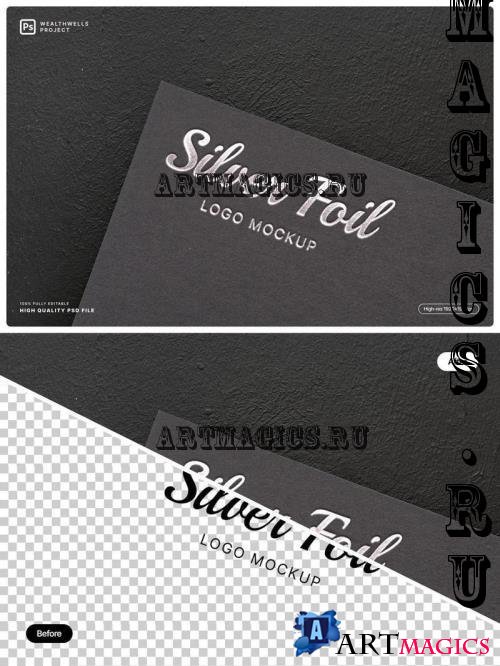 Silver Foil Logo Mockup - RBP2PWG