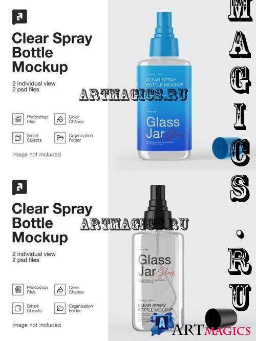 Clear Spray Bottle Mockup - PWGJZTP