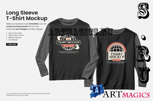 Long Sleeve Tshirt Mockup - SB4S85Q