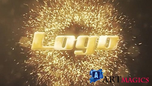 Gold 3D Logo Intro 1194864 - Project for After Effects