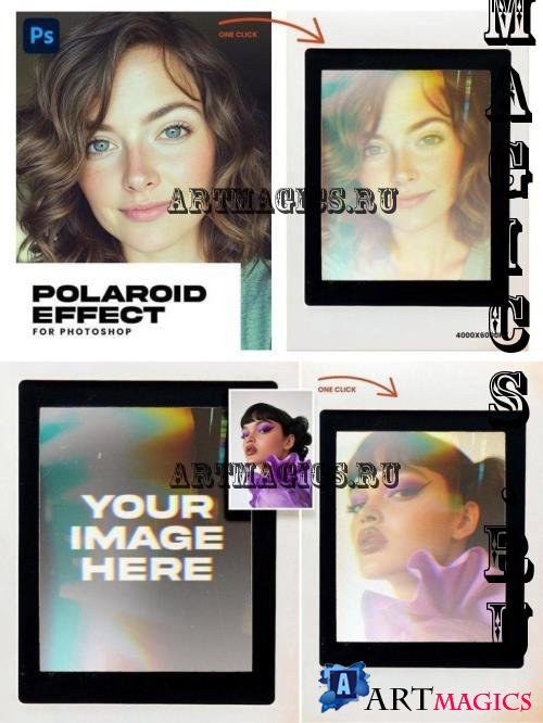 Retro Polaroid Photo Effect - UT6M8WH