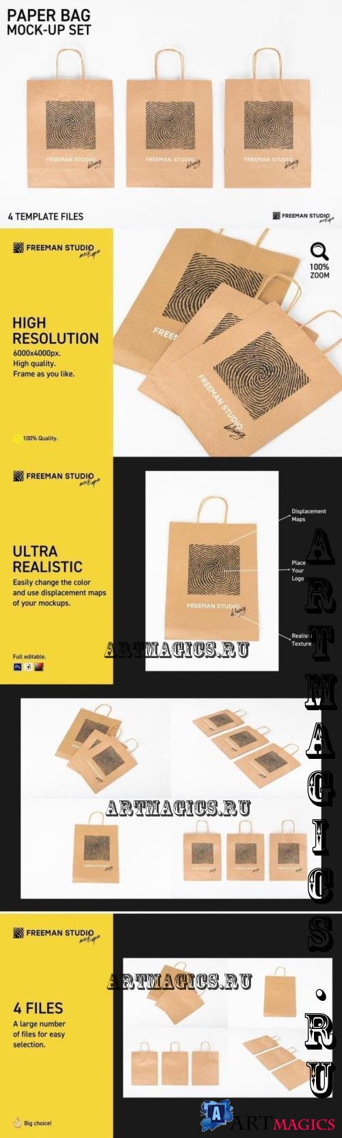 Paper Bag Mock-Up Set - 10951861 - 4ZDYG5V