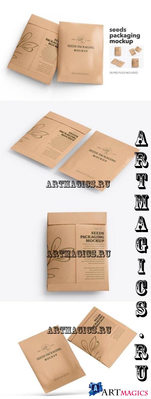 Kraft Paper C4 Envelope Mockup - 8H6G8V2