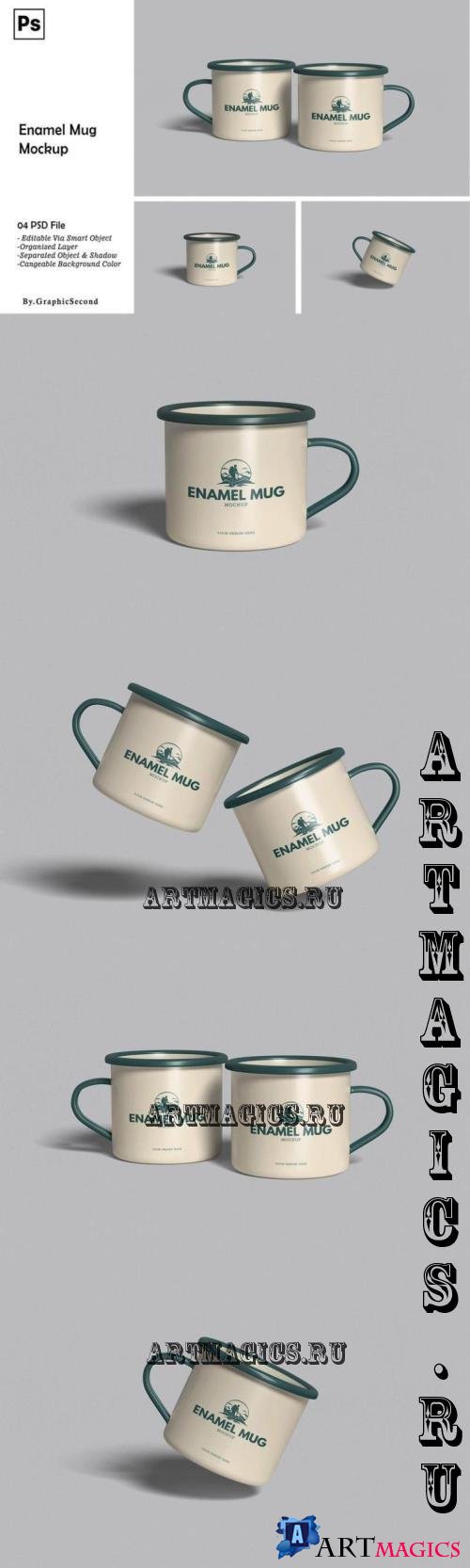 Enamel Mug Mockup - DUDCKCQ