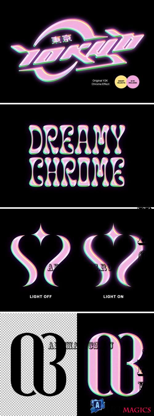 Dreamy Prismatic Chrome Effect - 291038935 - ESB66BJ