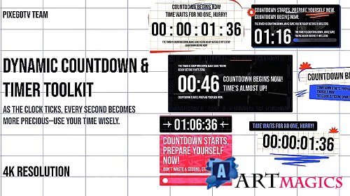 Elegant Countdown Timer Set 3177050 - After Effects Templates